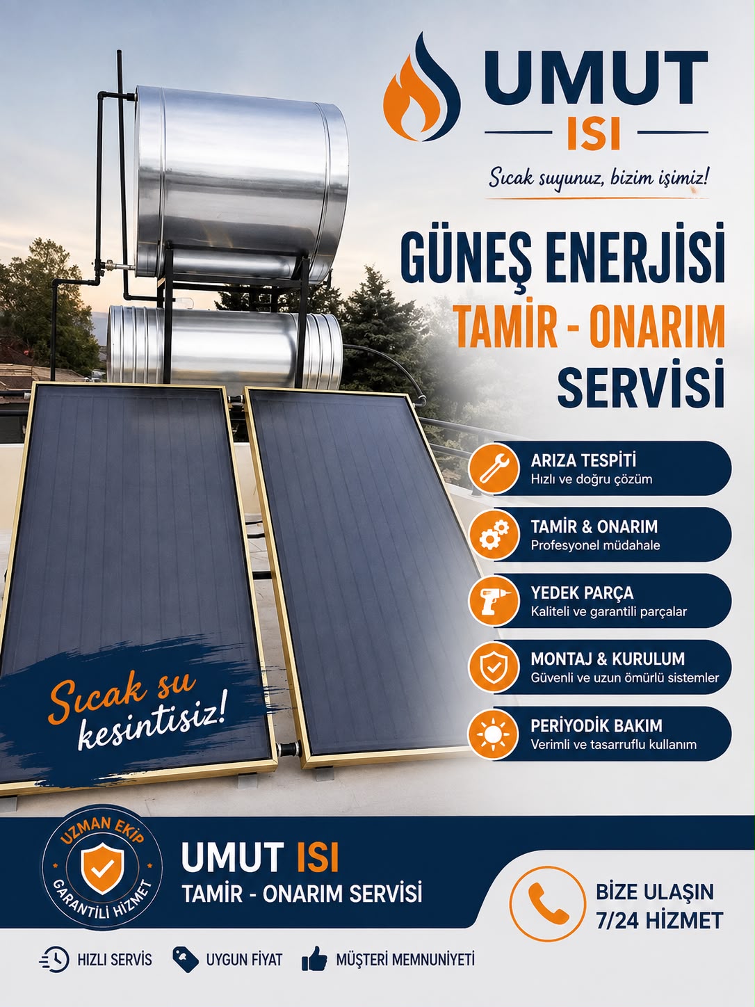 GÜNEŞ ENERJİ TAMİR MONTAJ ONARIM 
